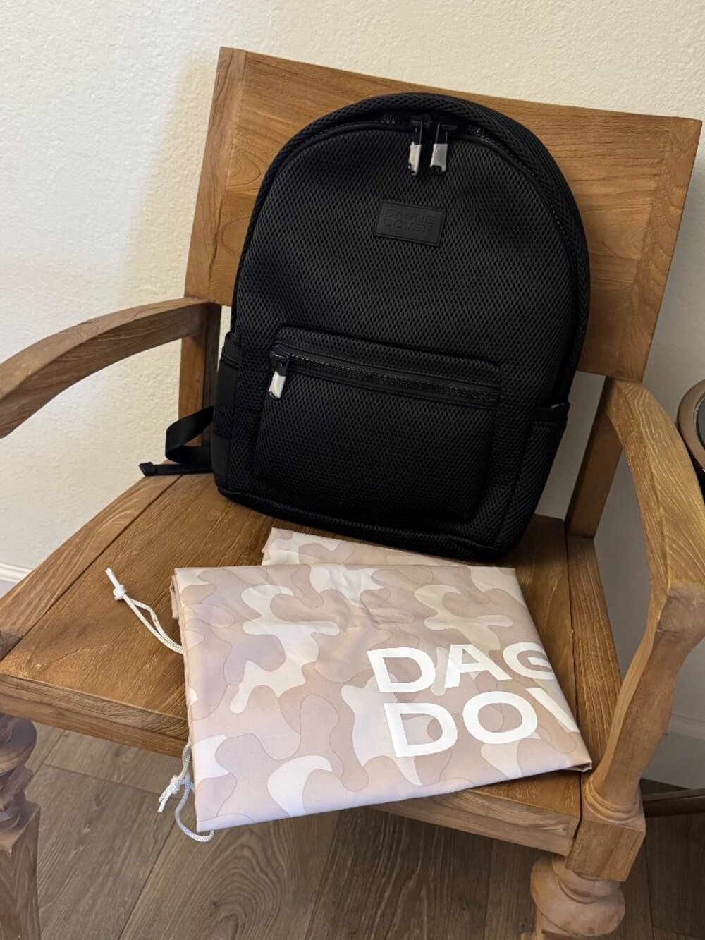 Dagne Dover Dakota Mesh Medium Onyx New